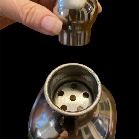 PATRON Margarita Shaker Glass Chrome Bottle 18oz Cocktail Mixer Tequila - Picture 2 of 5